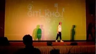 Rajesh Jethwa aka RVJ dancing like a ROBOT in GITL KHOJ 2012