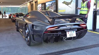 Hypercars Arriving! Agera RS, One:1, LaFerrari, Pagani Zonda Cinque, Bugatti Chiron Sport, Enzo