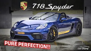 2021 Porsche 718 Spyder | Short Review | 4.0 PDK | Exhaust Sound | POV | Acceleration