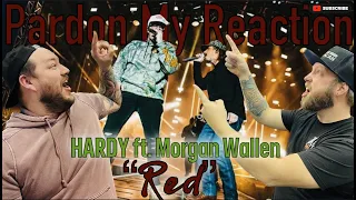 HARDY: Red (feat. Morgan Wallen) - REACTION