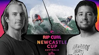 The Veterans Battle It Out! Owen Wright vs. Adriano de Souza | Rip Curl Newcastle Cup Heat Replay