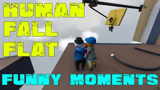 Human Fall Flat Funny Moments - Try Not To Laugh Challenge