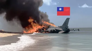 IS WORLD WAR NEAR? A Chinese J-20 fighter jet shot down a U.S F-16 just over the island of Taiwan