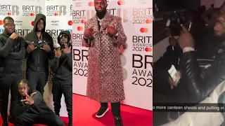 RV x Headie One At The Brits Awards 2021 With #OFB Dezzie x Tuggzy x Lowkey x Bradz | Audio Saviours