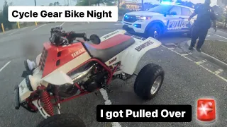 I Got Pulled Over On My Way To Cycle Gear Bike Night 🚨😩