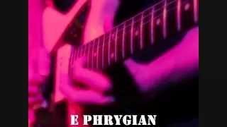 E Phrygian mode/scale Groove Backing Track