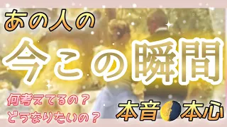 【超サクッと🌈】【🌗真のお気持ち見えました🥹】あの人の今この瞬間本音・本心❤️