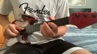 Thunderstruck on a Toy Guitar