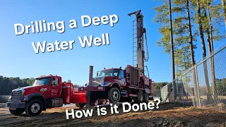Water Well Drilling. Working on a Rig and Finding Fresh Water for the Customers New Business