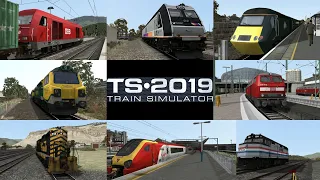 Train Simulator 2019- Locomotive start-up sound compilation [New+Re-Mastered]