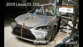 2019-2024 Lexus ES 250/ES 300h/ES 350 NHTSA Side Pole Impact