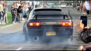 Best of Street Drifts & Burnouts 2023- M5 V10, F8, 900HP M4 F82, R34, S13, Supra MK4, Turbo E36...