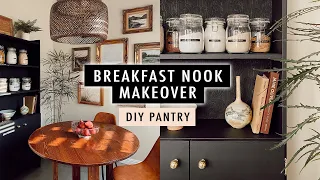 EXTREME Breakfast Nook Makeover + DIY Pantry | XO, MaCenna