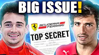 Ferraris Huge Cover Up Is Terrible News For Sainz!