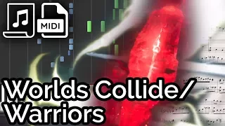 Worlds Collide/Warriors - League of Legends Worlds Medley (Synthesia Piano Tutorial)