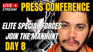 LIVE Press Conference Day 8 | MANHUNT of Escaped Murderer Danelo Cavalcante in Pennsylvania
