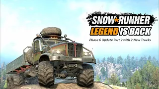 Snowrunner New Update, 2 New Trucks and more | Phase 6 Update Part 2