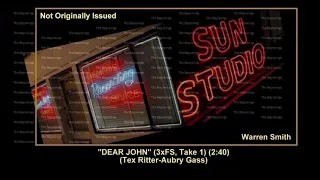 (1957) Sun ''Dear John'' (3xFS, Take 1) Warren Smith