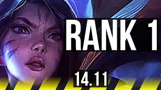 KAI'SA & Camille vs ZERI & Rakan (ADC) | Rank 1, Rank 1 Kai'Sa, 7k comeback | KR Challenger | 14.11