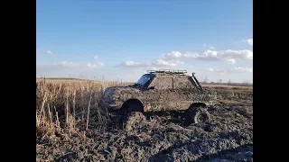 OFF ROAD по реальному болоту, дубль-2 Mad MAX на МЕГА-ЗАЗ Toyota Нива УАЗ