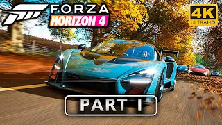 〈4K〉Forza Horizon 4 FULL GAME Walkthrough Part 1 - No Commentary GamePlay