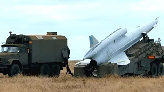 Russian Tupolev Tu-141 Strizh Unmanned Reconnaissance Aircraft Transformed Into Kamikaze Drones