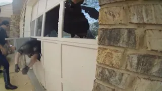 Bodycam video shows Henry County police rescuing trapped officer from garage