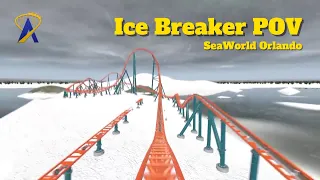 Ice Breaker Ride-Through POV at SeaWorld Orlando