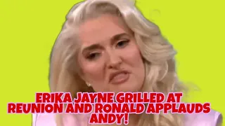 Erika Jayne GETS GRILLED at the Reunion and Ronald Richards APPLAUDS Andy Cohen!