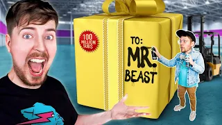 MRBEAST Hit 100M Subs, So I Surprised him with This...