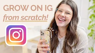 How to Grow an Instagram Account FROM SCRATCH in 2022 (what I'd do if I was starting over)