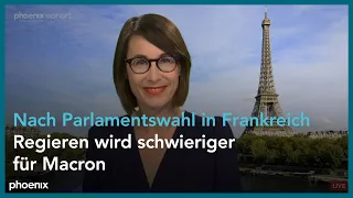 Parlamentswahlen Frankreich: Schaltgespräch mit ARD-Korrespondentin Friederike Hofmann