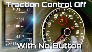 Traction Control Off In V Dubs With No Button