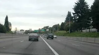 Driving in Portland, OR.