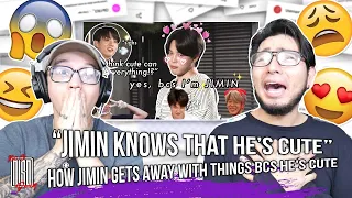 “Jimin knows that he’s cute” | how Jimin gets away with things bcs he's cute | NSD REACTION