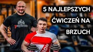 5 NAJLEPSZYCH ĆWICZEŃ na BRZUCH - Robert Piotrkowicz