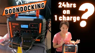 Can This Power Station Survive Boondocking for 24 hours On 1 Charge?  The 500w EBL Power Station