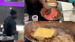 Trick Daddy Cooking Steak Sandwich