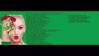 Gwen Stefani - You Make It Feel Like Christmas (Lyric Video)