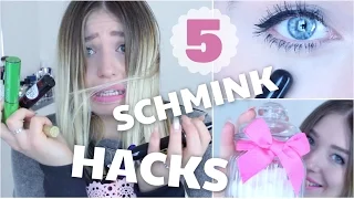 5 geniale SCHMINK HACKS mit denen du GELD & ZEIT sparst ♥ BibisBeautyPalace