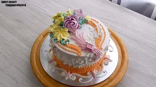 УКРАШЕНИЕ ТОРТОВ, Торт "ЭЛЕН" от SWEET BEAUTY СЛАДКАЯ КРАСОТА" , Cake Decoration