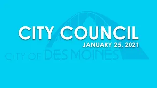 1-25-21 City Council