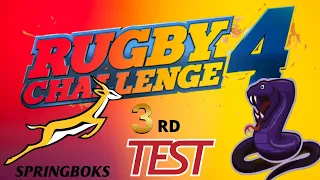 Rugby Challenge 4 Vipers vs Springboks 3rd Test