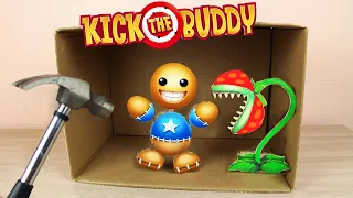 Kick The Buddy Game from Cardboard - How to Make Antistress Toy