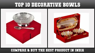 Top 10 Decorative Bowls to buy in India 2021 | Price & Review