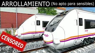 Arrollamiento en Train Simulator Classic