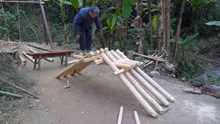 阿木爷爷展示中国木拱桥，古老技术搭建架构，非常精彩（1）