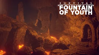 Finding Iron Inside A Volcano ~ Survival Fountain Of Youth