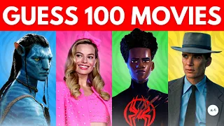Guess 100 Movies by Scene *Most Popular Movies 2023* | Movie Quiz