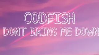 Don’t Bring Me Down By Codfish (Lyrics)